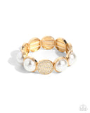 Paparazzi "Believable Bling" Gold Bracelet Paparazzi Jewelry