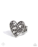 Paparazzi "Rustic Remembrance" Silver Fashion Fix Ring Paparazzi Jewelry