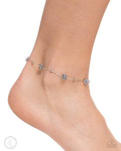 Paparazzi "Perfect Promise" Blue Anklet Bracelet Paparazzi Jewelry