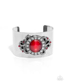 Paparazzi "Paisley Princess" Red Bracelet Paparazzi Jewelry