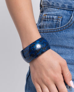 Paparazzi "Radical Rendezvous" Blue Bracelet Paparazzi Jewelry