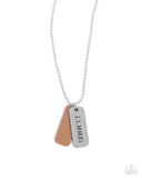 Paparazzi "Roman Retrograde" Brown Men's Urban Necklace Unisex Paparazzi Jewelry