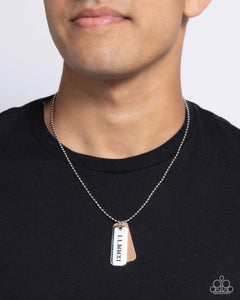 Paparazzi "Roman Retrograde" Brown Men's Urban Necklace Unisex Paparazzi Jewelry