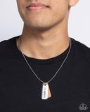 Paparazzi "Roman Retrograde" Brown Men's Urban Necklace Unisex Paparazzi Jewelry