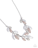 Paparazzi "Lyrical Leaves" Brown Necklace & Earring Set Paparazzi Jewelry