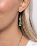 Paparazzi "Lyrical Leaves" Green Necklace & Earring Set Paparazzi Jewelry