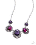 Paparazzi "City Color" Purple Necklace & Earring Set Paparazzi Jewelry