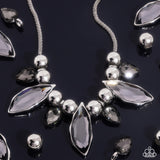 Paparazzi "Unrivaled Edge" Silver Necklace & Earring Set Paparazzi Jewelry