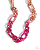 Paparazzi "Nuanced Nightlife" Pink Necklace & Earring Set Paparazzi Jewelry