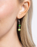 Paparazzi "Radiantly Rich" Green Necklace & Earring Set Paparazzi Jewelry