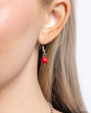 Paparazzi "Artful Arrow" Red Necklace & Earring Set Paparazzi Jewelry