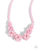 Paparazzi "Austen Adornment" Pink Necklace & Earring Set Paparazzi Jewelry