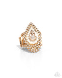 Paparazzi "Consistent Charm" Gold Ring Paparazzi Jewelry