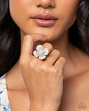 Paparazzi "Unmatched Elegance" White Ring Paparazzi Jewelry