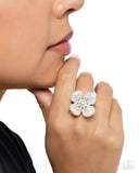 Paparazzi "Unmatched Elegance" White Ring Paparazzi Jewelry