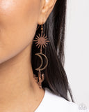 Paparazzi "Wishfully Western" Copper Earrings Paparazzi Jewelry