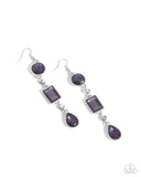 Paparazzi "Complete Charisma" Purple Earrings Paparazzi Jewelry