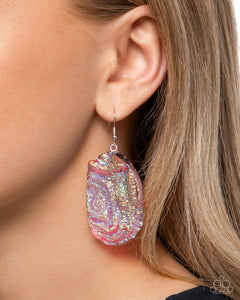 Paparazzi "Artistic Avenue" Pink Earrings Paparazzi Jewelry