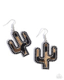 Paparazzi "Western Worth" Black Earrings Paparazzi Jewelry