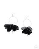 Paparazzi "Perennial Perspective" Black Earrings Paparazzi Jewelry