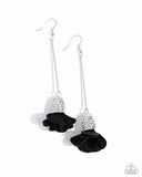 Paparazzi "Drop Dead Dazzle" Black Earrings Paparazzi Jewelry