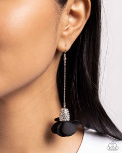 Paparazzi "Drop Dead Dazzle" Black Earrings Paparazzi Jewelry