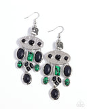 Paparazzi "Inspired Interval" Black Earrings Paparazzi Jewelry