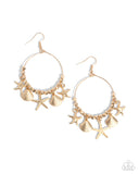 Paparazzi "Coastal Conversation" Gold Earrings Paparazzi Jewelry