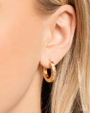 Paparazzi "Seamless Style" Gold Post Earrings Paparazzi Jewelry