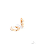 Paparazzi "Seamless Style" Gold Post Earrings Paparazzi Jewelry