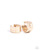 Paparazzi "Seamless Sass" Gold Post Earrings Paparazzi Jewelry