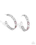 Paparazzi "Happier Than Ever" Pink Post Earrings Paparazzi Jewelry