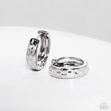 Paparazzi "Hammered Hyperaware" Silver Post Earrings Paparazzi Jewelry