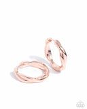 Paparazzi "Genuine Glitz" Rose Gold Post Earrings Paparazzi Jewelry