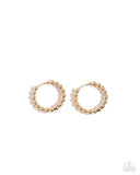 Paparazzi "Darling Dance" Gold Post Earrings Paparazzi Jewelry