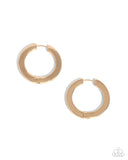 Paparazzi "Circling Chariot" Gold Post Earrings Paparazzi Jewelry