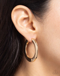 Paparazzi "Circling Chariot" Gold Post Earrings Paparazzi Jewelry