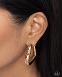 Paparazzi "Local Attraction" Gold Post Earrings Paparazzi Jewelry