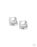 Paparazzi "Square Symmetry" Silver Post Earrings Paparazzi Jewelry