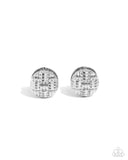 Paparazzi "Woven Wisdom" Silver Post Earrings Paparazzi Jewelry