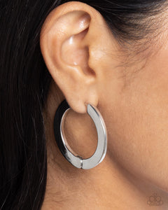 Paparazzi "Circling Chariot" Silver Post Earrings Paparazzi Jewelry