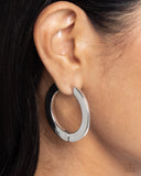 Paparazzi "Circling Chariot" Silver Post Earrings Paparazzi Jewelry