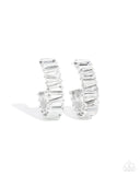Paparazzi "Permissible Pizzazz" White Post Earrings Paparazzi Jewelry