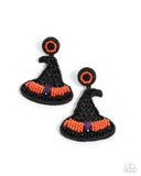 Paparazzi "Witch Hunt" Black Post Earrings Paparazzi Jewelry