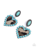 Paparazzi "Whimsical Wrangler" Blue Post Earrings Paparazzi Jewelry