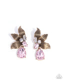 Paparazzi "Showstopping Symphony" Pink Post Earrings Paparazzi Jewelry