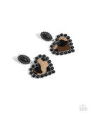 Paparazzi "Whimsical Wrangler" Black Post Earrings Paparazzi Jewelry