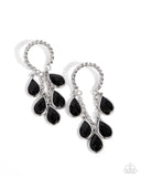 Paparazzi "Highest Grade" Black Post Earrings Paparazzi Jewelry