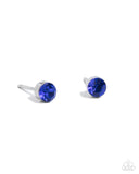 Paparazzi "Logical Light" Blue Post Earrings Paparazzi Jewelry