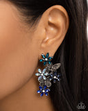 Paparazzi "Aerial Award" Blue Post Earrings Paparazzi Jewelry